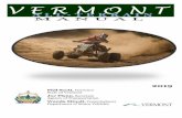 V ERMONT · 2019-06-20 · ATVs having permanent, full -time power to both wheels, and having a dry weight of less than 1,700 pounds, when used for cross-country travel on trails