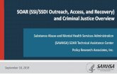 SOAR (SSI/SSDI Outreach, Access, and Recovery) and Criminal … SOAR CACJ... · presentation do not necessarily reflect the views, opinions, or policies of the Center for Mental Health