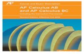 AP Calculus AB and AP Calculus BC Board AP... · Revised Edition, Effective Fall 2016 AP ® Calculus AB and AP ... college success — including the SAT ® and the Advanced Placement