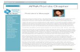APNA Florida Chapter · 2018-03-01 · APNA Florida Chapter Page 2 of 12 All nurses, especially psychiatric nurses, face the fallout of patients battling addiction. We can not underestimate