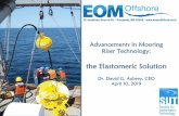 Advancements in Mooring Riser Technology · Advancements in Mooring Riser Technology: the Elastomeric Solution Dr. David G. Aubrey, CEO ... lifetimes due to snap loads (can be reduced