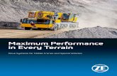 Maximum Performance in Every Terrain - ZF · ZF offers manufacturers and service providers of mobile cranes and special vehicles the ideal product for chal-lenging applications –
