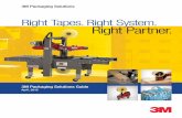 Right Tapes. Right System. Right Partner....packaging solutions have got you covered — with dependable, high quality products and systems to meet your ever-changing requirements.