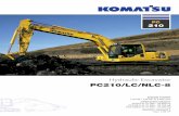 Hydraulic Excavator PC210/LC/NLC-811]PC210-8... · 2012-04-30 · PC210/LC/NLC-8 ENGINE POWER 116 kW / 156 HP @ 2.000 rpm OPERATING WEIGHT PC210-8: 21.390 - 22.830 kg PC210LC-8: 21.990
