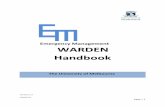 Emergency Management WARDEN Handbook · on a green background, or vice versa. Responsibilities following an incident: 1. Assess the situation. 2. Identify any life-threatening condition