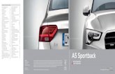 Equipamientos Audi A5 Sportback/S5 Sportback J R · 2016-12-19 · Los equipamientos de los vehículos mostrados en el segmento Fascinación se encuentran en la página 105. Los valores