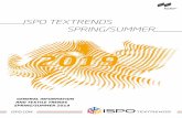 ISPO TEXTRENDS SPRING/SUMMER€¦ · TEXTRENDS Spring/Summer at ISPO SHANGHAI (July 6–8, 2017). 3 ... brochure will provide you with more detailed information as well as the Summer