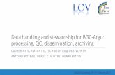 Data handling and stewardship for BGC-Argo: processing, QC, … · 2017-03-08 · Data handling and stewardship for BGC-Argo: processing, QC, dissemination, archiving CATHERINE SCHMECHTIG,
