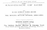 The Existence of God --  · Title: The Existence of God --  Author: Khwaja Kamal-ud-Din Subject: islam, ahmadiyya Keywords: islam, ahmadiyya Created Date: 5/10/2007 8:12:07 PM