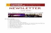 NEWSLETTER - WordPress.com · 2019-04-09 · ``` 3 Newsletter – March 2018 June 2018 - Newsletter Newsletter – June 2018 CAHS Upcoming Events July 5 (Thursday) Dr Bing Chen, Assistant