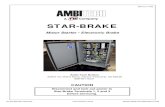 STAR-BRAKE · STAR-BRAKE MANUAL COPYRIGHT 2018 . SForm 1266 . STAR-BRAKE . Motor Starter • Electronic Brake . CAUTION . Disconnect and lock out power to Star-Brake Terminals 1,