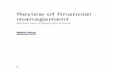 Review of financial management - Berwick-upon-Tweed · Berwick-upon-Tweed Town Council 1 Executive summary At the request of the Council I have reviewed aspects of the financial management