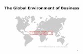 The Global Environment of Business - University of …jwight/Global...Adam Smith (1723 – 1790) Decentralized Markets (Competitive Capitalism) PRAGMATIC solution The Wealth of Nations