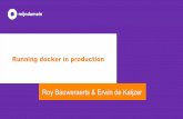 Roy Bauweraerts & Erwin de Keijzer · behold the distributed monolith 3 dedicated aws ec2 instances per ... Docker Docker containers wrap a piece of software in a ... Applications.