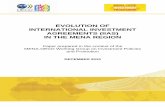 EVOLUTION OF INTERNATIONAL INVESTMENT AGREEMENTS · PDF file 2016-03-29 · 2 EVOLUTION OF INTERNATIONAL INVESTMENT AGREEMENTS (IIAS) IN THE MENA REGION The aim of International Investment