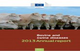 Bovine and swine diseases 2013 Annual report · 23 June 2003 establishing the official tuberculosis, brucellosis and enzootic-bovine-leukosis-free ... Lazio region: provinces of Frosinone,
