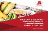 FEDIAF Scientific Advisory Board Carbohydrate …4 of 12 Page FEDIAF Scientific Advisory Board Carbohydrate Expert Review l Publication September 2019 DEFINITION Carbohydrates are