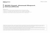 2020 Semi-Annual Report (Unaudited) - iShares · performance be ginnin g on March 02, 2020 re flects the per formance o fthe J.P. Mor gan U S D Emer ging Markets Hi ghYield Bond Index,