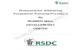 Protocols for Affiliating Vocational Training Providers By ...rsdcindia.in/Download/RSDC-Affiliation-Protocol Document-Master-R… · vocational training including the ones relating