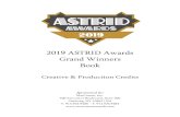 2019 ASTRID Awards Grand Winners Book · Grand Winners Book Creative & Production Credits Sponsored by: MerComm, Inc. 500 Executive Boulevard, Suite 200 Ossining, NY 10562 USA ...