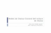 Redes de Datos-Control del enlace de Datosjpadilla.docentes.upbbga.edu.co/redes_industriales... · Control de flujo con ventana deslizante (sliding window) Redes de Datos Jhon Jairo