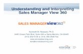 SALES MANAGER VIEW 360 INTERPRETATION...Understanding and Interpreting Sales Manager View 360 Kenneth M. Nowack, Ph.D. 3435 Ocean Park Blvd, Suite 203 ♦ Santa Monica, CA 90405 (310)