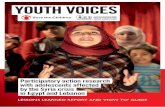 YOUTH VOICES - Resource Centre...and International Affairs (IFI) at the American University of Beirut (AUB), implemented a project using participatory action research with adolescents