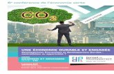 6e conférence de l’économie verte - Framaforms.org · 2019-11-08 · 14h45 ORÉE,..... 1re table ronde Des expériences locales réussies C2SOL, pôle de développement de l’Économie