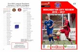Evo-Stik League Southern £2 - Winchester City F.C. · 18 Malcolm's Welcome We welcomed Barnstaple Town to Winchester for today’s league game. Barnstaple Town who were promoted