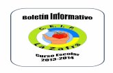 SALUDA - CEIP La Zafraceiplazafra.es/CentroInforma/Boletin_Informativo_2013-14.pdf-- 2-- SALUDA La Zafra vuelve a plantar sus semillas que irán germinando a lo largo de este curso
