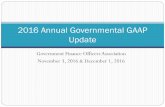 2016 Annual Governmental GAAP Updatemedia01.commpartners.com/GFOA/test/GAAP Update 2016... · November 3, 2016 & December 1, 2016 2016 Annual Governmental GAAP Update. Program Overview