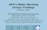 APA's Water Working Group: Findingsmedia2.planning.org/media/npc2016/presentation/s456.pdfAPA's Water Working Group: Findings Session S456 APA 2016 National Planning Conference Bill