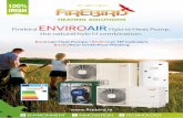 HEATING SOLUTIONS Firebird Enviroair Hybrid Heat Pump, the ... · By using an Enviroair hybrid system to provide space heating and hot water, it is possible to reduce a home’s CO