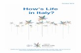 How’s Life in Italy? Life... · OECD regional well-being web-tool. assess performance across 9 dimensions of well-being in the 362 OECD large regions 21 –of which are in . Drawing