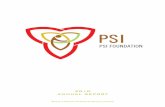 2010 ANNUAL REPORT - PSI Foundation€¦ · The Physicians’ Services Incorporated Foundation 5160 Yonge Street Suite 1006 Toronto, Ontario M2N 6L9 Tel: 416-226-6323 Fax: 416-226-6080
