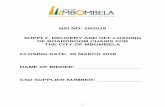 BID NO: 29/2018 SUPPLY, DELIVERY AND OFF … supply delivery off-loading...marked: “BID NO.: 29/2018, SUPPLY, DELIVERY AND OFF-LOADING OF BOARDROOM FURNITURE FOR CITY OF MBOMBELA,