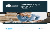 Certified Digital Marketing Master€¦ · Certified Digital Marketing Master The Industry Advisory Council, representing the world’s largest and most influential digital brands,