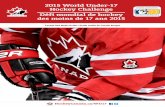 201 World nder-17 ockey Challenge Défi mondial de hockey ... · Wednesday, November 4, 2015/Mercredi 4 novembre 2015 Day Off/Congé Thursday, November 5, 2015/Jeudi 5 novembre 2015