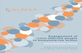 Engagement of crisis-affected people in humanitarian action · this paper, however, ‘participation’ is defined as an approach to engagement whereby people affected by a crisis