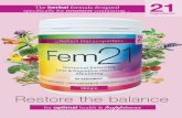 The herbal formula designed specifically for women Ingredientsportal.mbsfestival.com.au/admin/UploadedFiles/... · Acne/hormonal breakouts Weight issues Libido issues Menopausal Symptoms