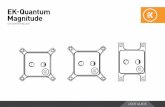 EK-Quantum Magnitude · 2020-03-02 · Magnitude CPU Water Block, all of the terminology labelled is used throughout this manual. In addition, there is a list of every physical variation