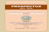 PROSPECTUS - SATI · PROSPECTUS 2017 - 2018. Great Founder. To MISSION the benefits and betterment of mankind ... Programmes, Master in Computer Applications (MCA), Master in Business