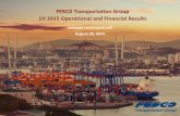 FESCO Transportation Group 1H 2015 Operational and ...€¦ · Consolidated Financial Results for the Group •Group’s financial results were affected by declining volumes and RU