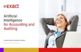 Artificial Intelligence for Accounting and Auditing · 2019-07-03 · reason, plan, solve problems, think abstractly, comprehend complex ideas, learn quickly and learn from experience