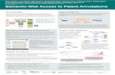 Semantic-Web Access to Patent Annotations...Semantic-Web Access to Patent Annotations Anna Gaulton1, Lee Harland2, Mark Davies1,3, ... //) is a patent chemistry resource, originally