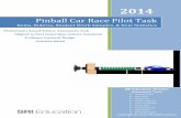 Pinball Car Race Pilot Task - Assessment at SRI · Pinball Car Race Paper/Pencil Task. Pilot Study Results: Items, Scoring Rubrics, Calibrated Student Work Samples, and Item Statistics