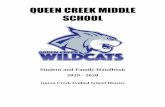 QUEEN CREEK MIDDLE SCHOOL - School Webmasters · and Instagram to receive frequent and live updates. Your support of Queen Creek Middle School is appreciated ... Todos los alumnos