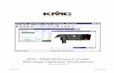 BAC–5000 Reference Guide BACstage Operator Workstation · A KMD–5576 USB to RS–485 converter. A third party RS–232 to RS–485 converter. A third party USB to RS–485 converter.