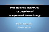 IPNB from the Inside Out: An Overview of Interpersonal ......Family Functioning and Group Process have a common ground? Embracing Questions and Uncertainty Cultural Evolution From