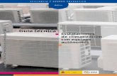 Instalaciones de climatización con equipos autónomos · 2019-08-15 · 6 Instalaciones de climatización con equipos autónomos Guía técnica PMV Sensación 3 Muy caluroso 2 Caluroso